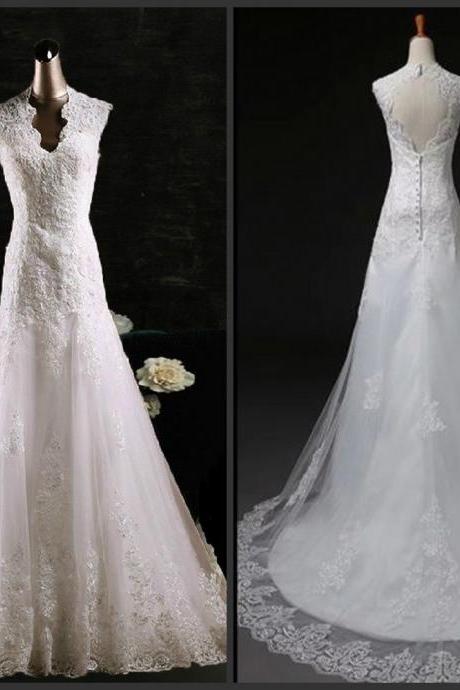 Wedding Dress, Wedding Dresses, V Neck Wedding Dresses, sexy backless wedding dresses, 2016 wedding dresses,Bridal Gown