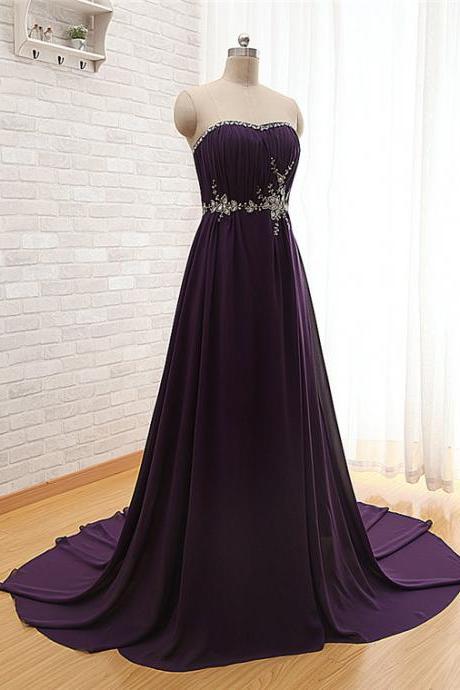 Prom Dress,dark Purple Prom Dress,sexy Prom Dresses,chiffon Prom Dresses,custom Made Prom Dress,long Prom Dresses,2016 Prom Dresses,prom Dresses