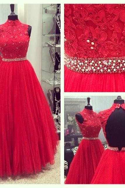Halter Red Bridesmaid Dress,floor Length Backless Bridesmaid Dresses,long Elegant Sexy Prom Dresses Party Evening Gown