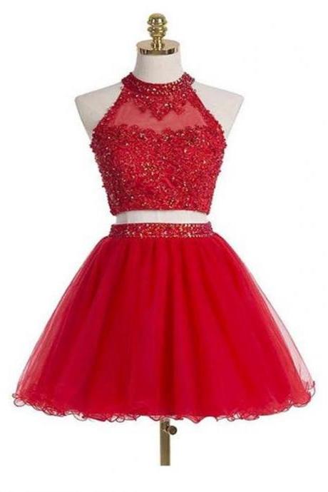 2016 Elegant Red Short Prom Dresses, Red Prom Dresses,red Evening Dresses , Sexy Formal Prom Dresses,dresses Party Evening,sexy Evening