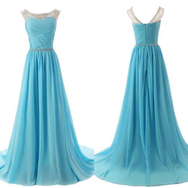 Illusion Neck Royal Blue Short Prom Dress, Royal Blue Homecoming ...