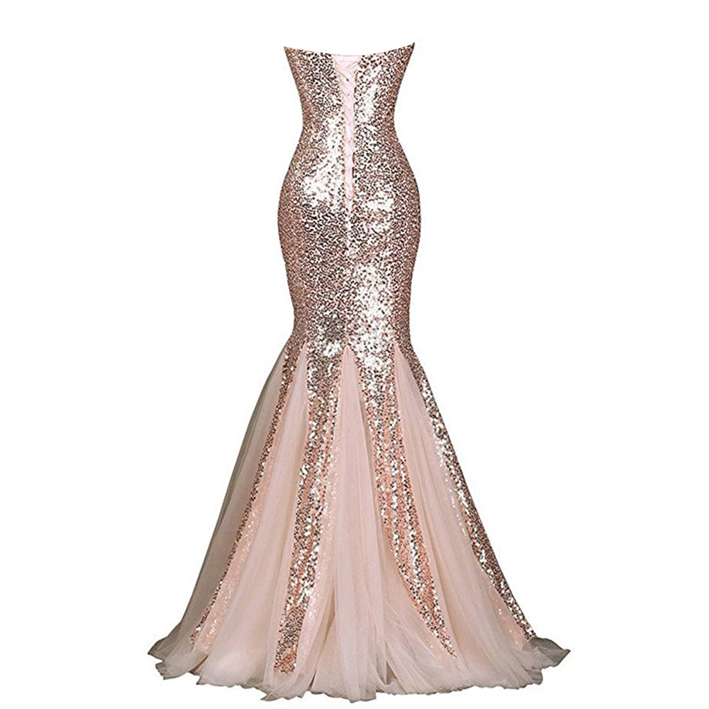 Charming Mermaid Long Prom Dress Handmade Evening Dress C2371