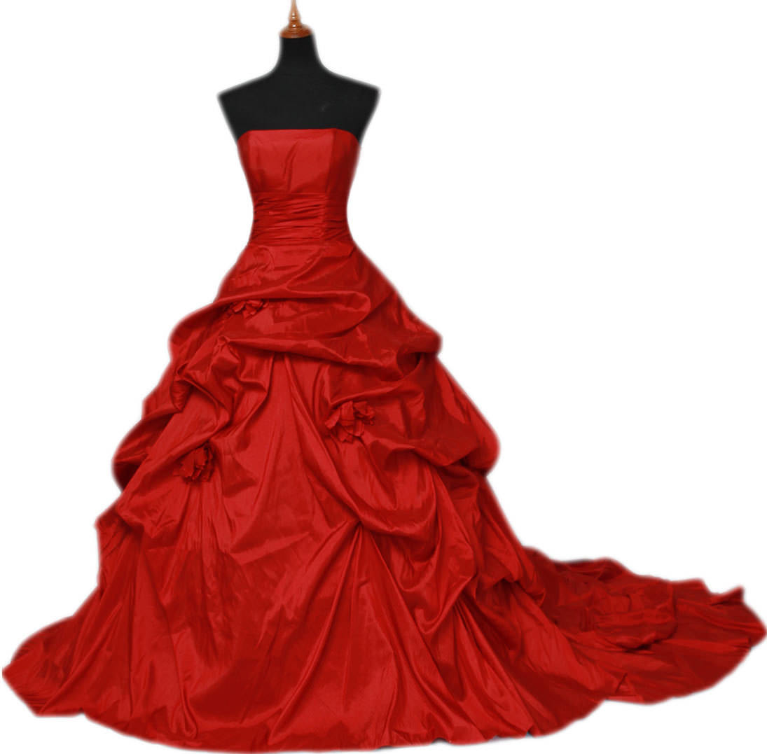 Red Wedding Dresses,Wedding Dress,2018 Wedding Dresses,Strapless ...